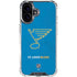 NHL St. Louis Blues Distressed iPhone 16 Clear Case